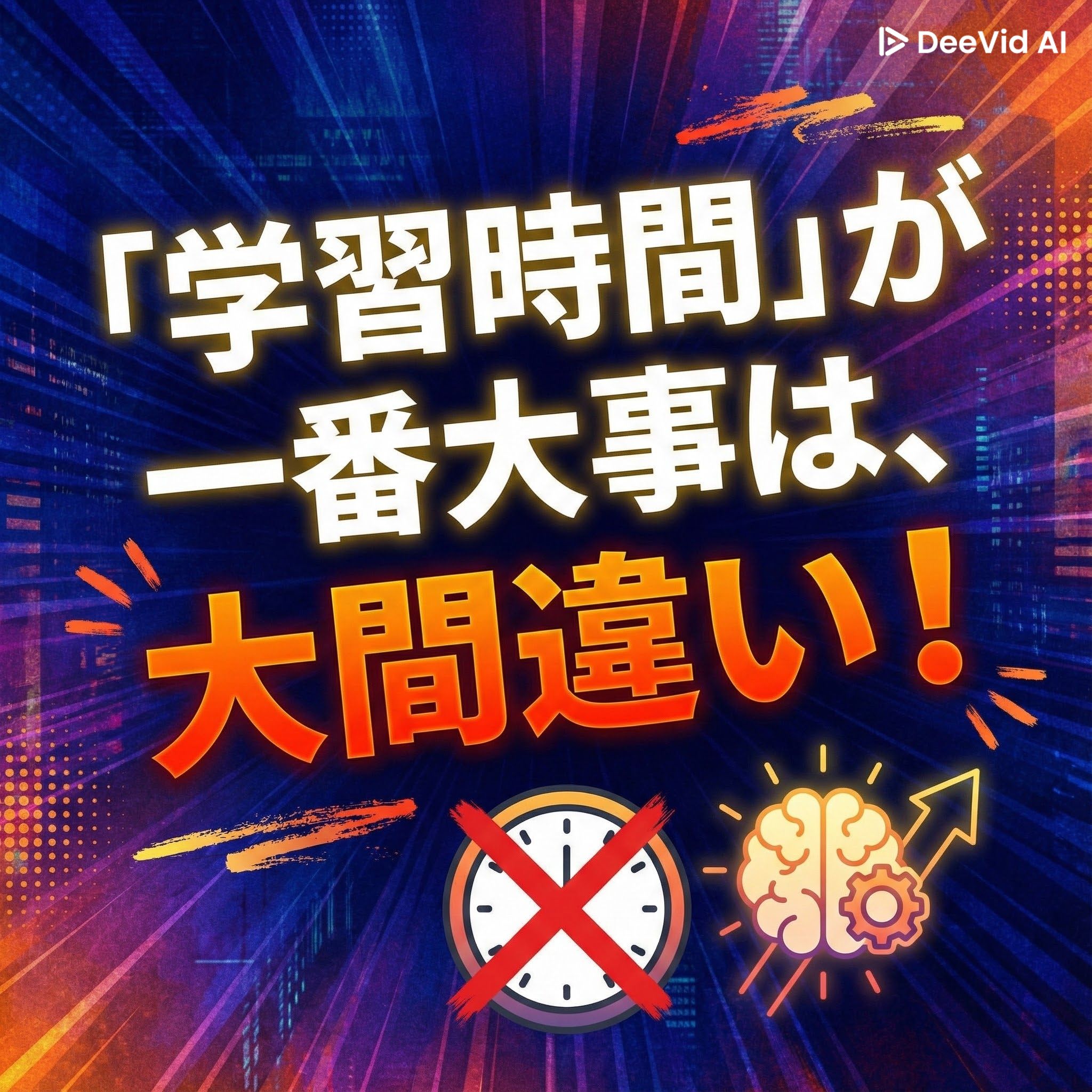 「学習時間」が一番大事は、大間違い！